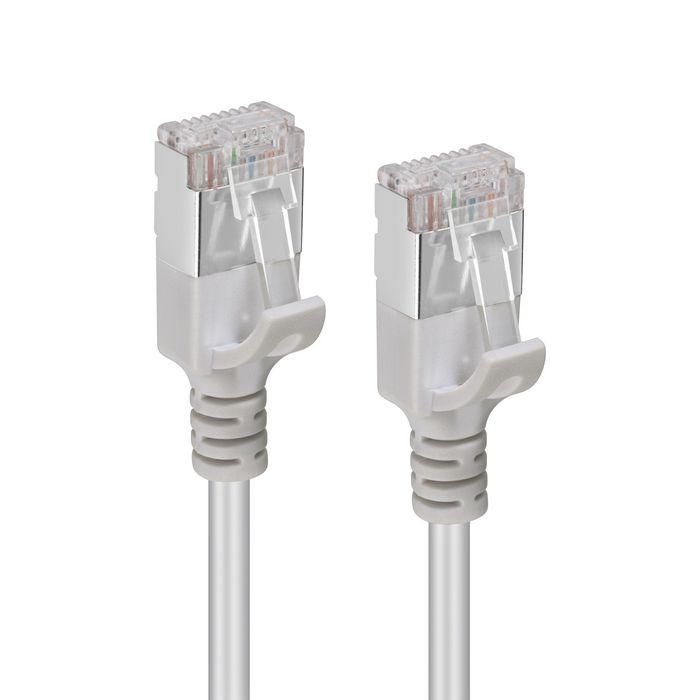 MicroConnect Cable de Red CAT6A U-FTP Slim LSZH 0.50m Gris 1