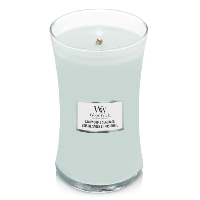 Vela Perfumada Woodwick Sagewood & Seagrass 610 g 4