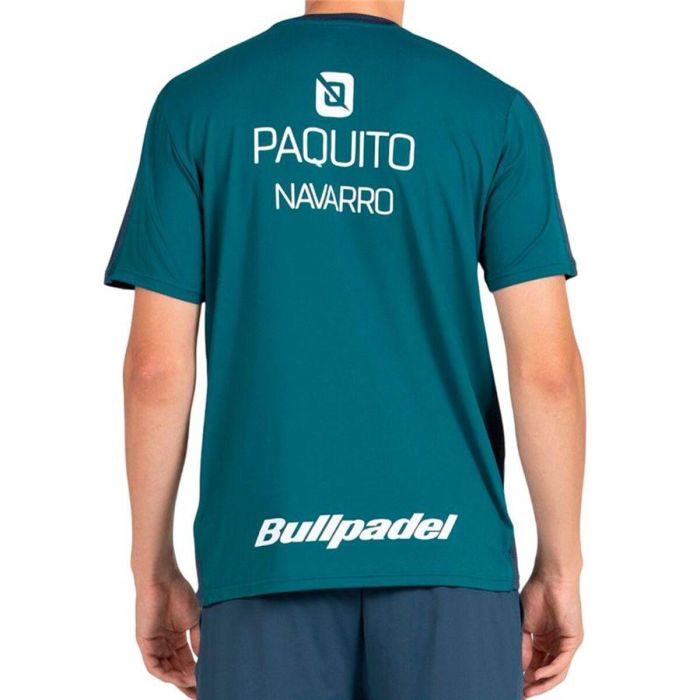 Camiseta de Manga Corta Hombre Bullpadel Paquito 25I 053 Azul Pádel 44 3