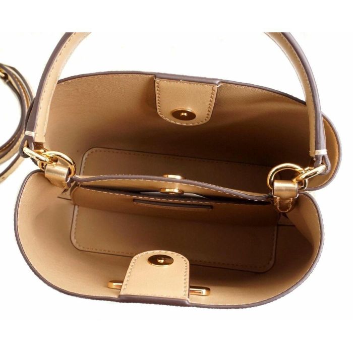 Bolso Bandolera Michael Kors PRATT Dorado 20 x 17 x 10 cm 1 Bolso Bandolera Michael Kors PRATT Dorado 20 x 17 x 10 cm 1