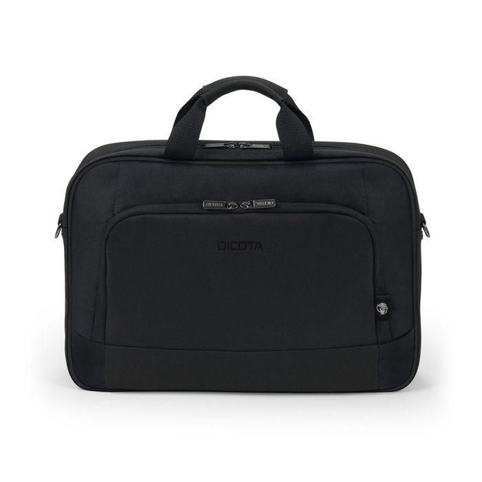 Dicota Maletín Eco Top Traveller BASE Portátil 13-14.1", Poliéster rPET Reciclado Negro, Acolchado HDF, Múltiples Bolsillos 2 Dicota Maletín Eco Top Traveller BASE Portátil 13-14.1", Poliéster rPET Reciclado Negro, Acolchado HDF, Múltiples Bolsillos 2