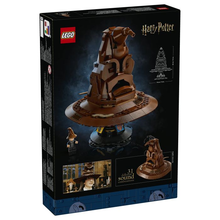 LEGO Harry Potter Sombrero Seleccionador Parlante 76429 Juego Construcción 561 Piezas 10