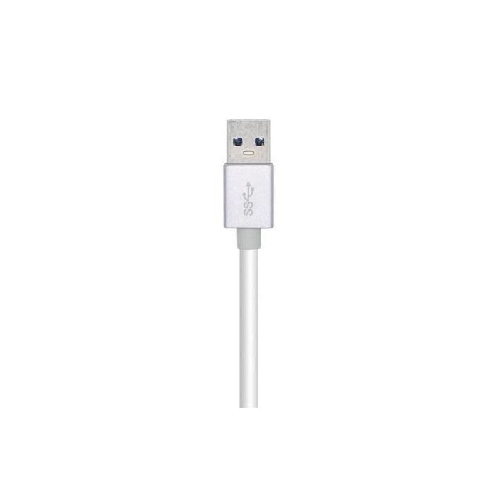 AISENS Conversor USB 3.0 A Ethernet Gigabit 10/100/1000 MBPS, 15cm 2