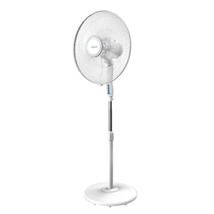 Cecotec Energy Silence 600 Max Flow Ventilador de Pie 18" (45 cm) 70W 6 Aspas 3 Velocidades Oscilación 75° Altura Regulable Blanco Cecotec Energy Silence 600 Max Flow Ventilador de Pie 18" (45 cm) 70W 6 Aspas 3 Velocidades Oscilación 75° Altura Regulable Blanco