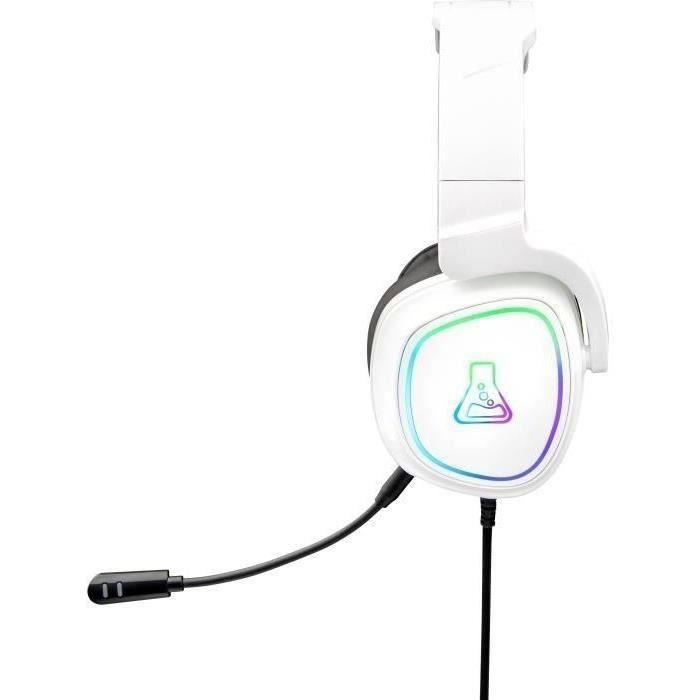 Casco de juego RGB The G -lab - PC Compatible, PS4, XboxOne - White 2 Casco de juego RGB The G -lab - PC Compatible, PS4, XboxOne - White 2