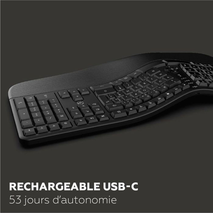 Teclado Mobility Lab Azerty Francés Negro 10
