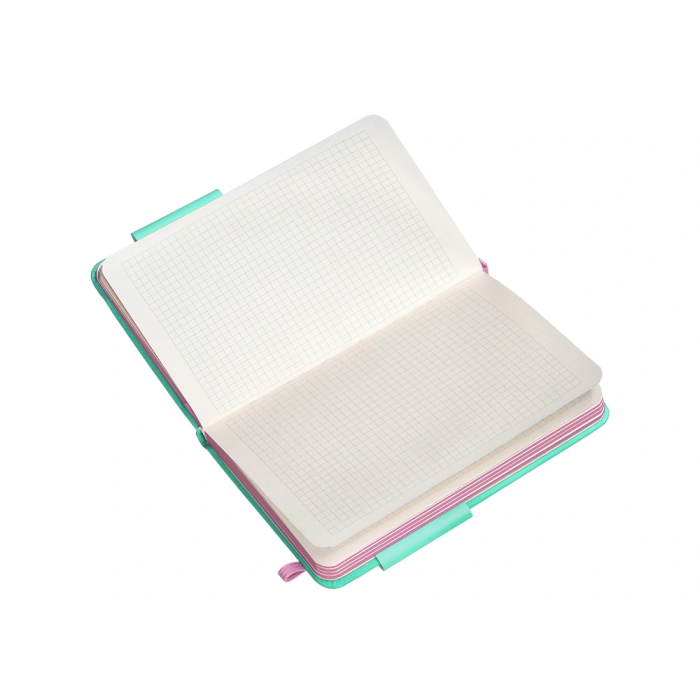 Antartik Cuaderno A6 Tapa Dura Hojas Cuadriculadas Rosa y Turquesa 100 Hojas 80gr FSC 8 Antartik Cuaderno A6 Tapa Dura Hojas Cuadriculadas Rosa y Turquesa 100 Hojas 80gr FSC 8