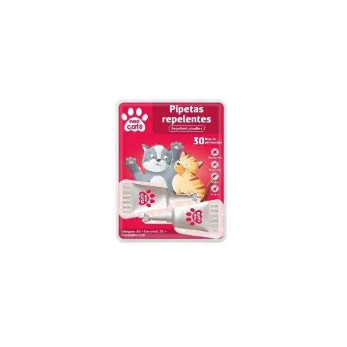 Neo Cats Pipetas Repelentes Anti-Insectos para Gatos - 2 Unidades