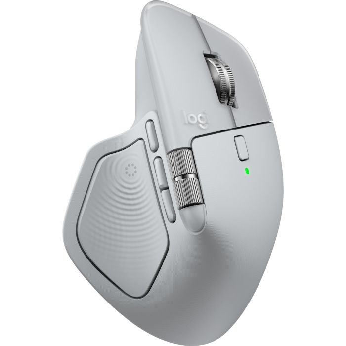 Logitech MX MASTER 4 Ratón Inalámbrico Ergonómico PALE GRAY, Respuesta Háptica, Carga USB-C, Bluetooth, 8000 DPI 0 Logitech MX MASTER 4 Ratón Inalámbrico Ergonómico PALE GRAY, Respuesta Háptica, Carga USB-C, Bluetooth, 8000 DPI 0