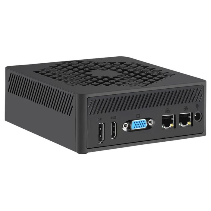 Leotec LEMPC09 MiniPC Intel N100 13ª Gen 8GB DDR4 RAM 128GB M.2 SSD Win 11 pre-instalado 3 Salidas Vídeo VESA WiFi Cubo Negro 3