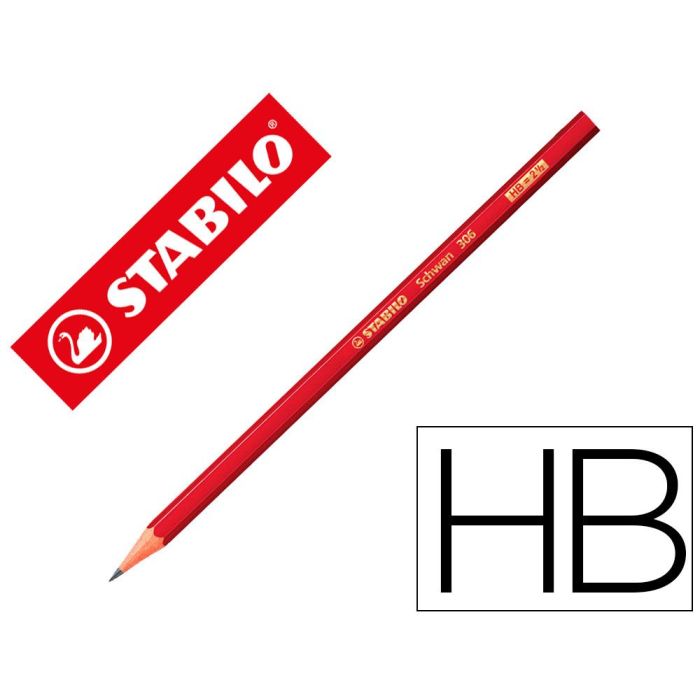 Lapices De Grafito Stabilo Swano 306 Hb Unidad 12 unidades