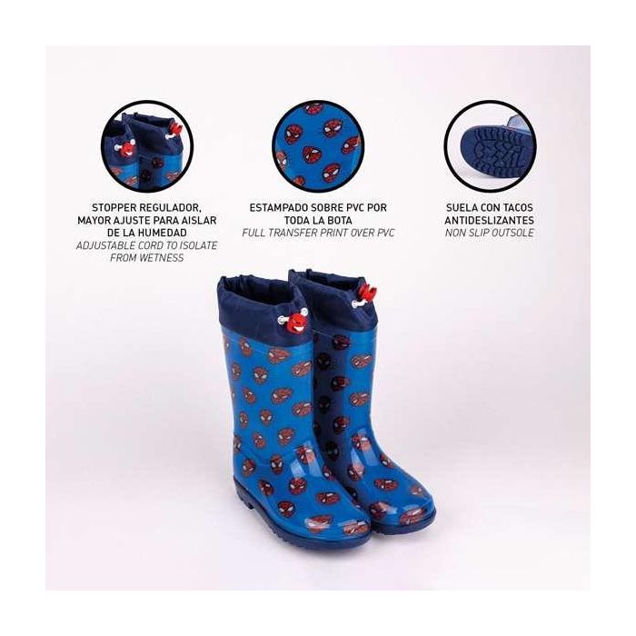 Botas de Agua Infantiles Spider-Man Azul 32 2