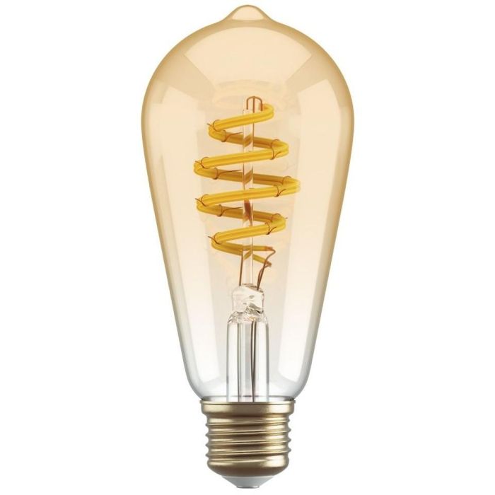 Hombli smarte Filament Glühbirne. ST64. E27. CCT. Amber 0 Hombli smarte Filament Glühbirne. ST64. E27. CCT. Amber 0