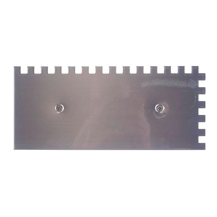 Rubi R65985 Peine Acero 28cm Mango Madera Cerrado Dentado 10x10mm 2