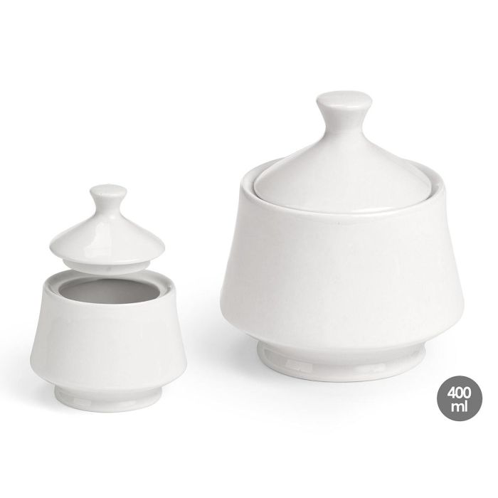 Azucarero Porcelana Blanca 400Ml Arte Regal 10X11CM (36 Unidades) Azucarero Porcelana Blanca 400Ml Arte Regal 10X11CM (36 Unidades)