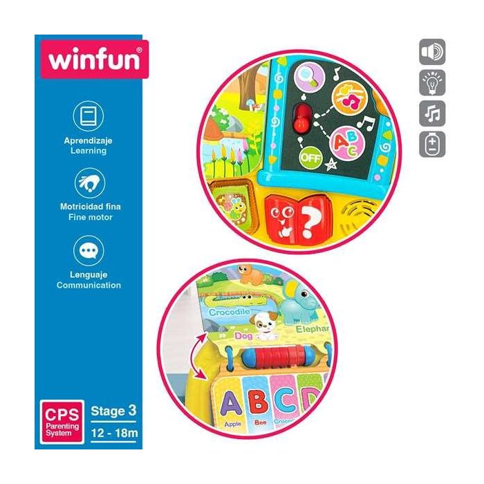 Libro interactivo actividades con luz, sonidos y melodias. 29x5.5x26.5 cm 2 Libro interactivo actividades con luz, sonidos y melodias. 29x5.5x26.5 cm 2