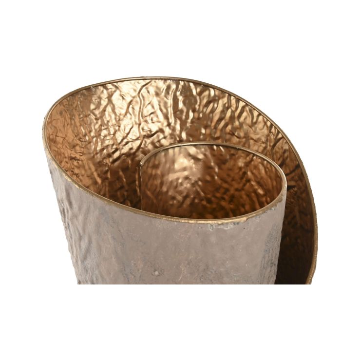 Jarron Glam DKD Home Decor Beige Dorado 29 x 54 x 26 cm Set de 2 (2 Unidades) 1 Jarron Glam DKD Home Decor Beige Dorado 29 x 54 x 26 cm Set de 2 (2 Unidades) 1