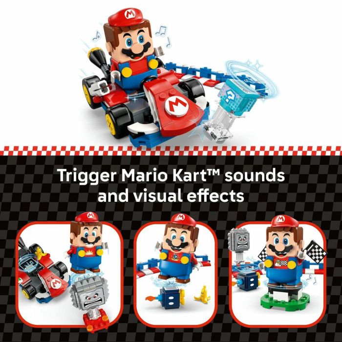 LEGO 72043 Mario Kart interactivo y kart estándar - Juguete para niños a partir de 7 años 8