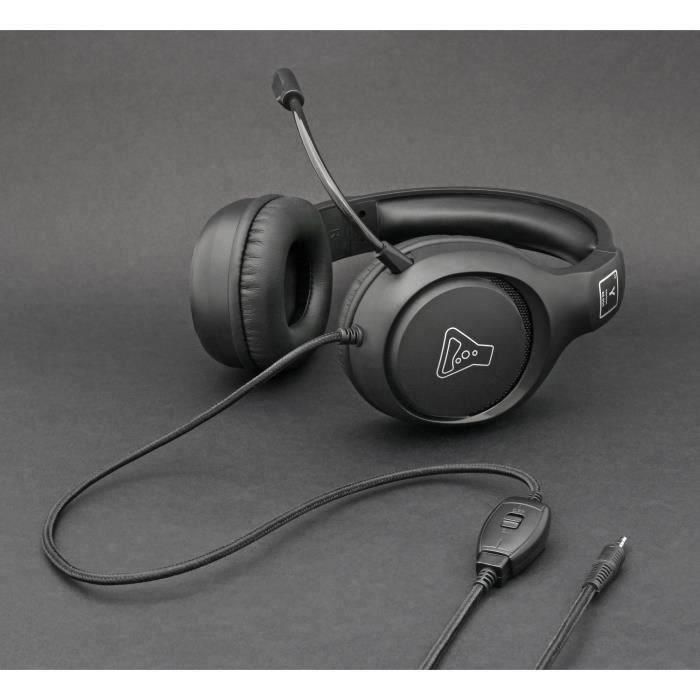 The G-lab Korp-Yttrium Auriculares Gaming con Micrófono, Conexión Jack 3.5 mm, en Color Negro 4 The G-lab Korp-Yttrium Auriculares Gaming con Micrófono, Conexión Jack 3.5 mm, en Color Negro 4