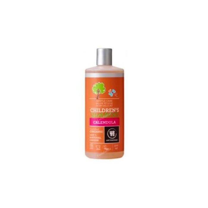 URTEKRAM Champú Caléndula Niños 500ml Ecológico Vegano COSMOS ORGANIC con Aloe Vera y Glicerina para Cabello Suave