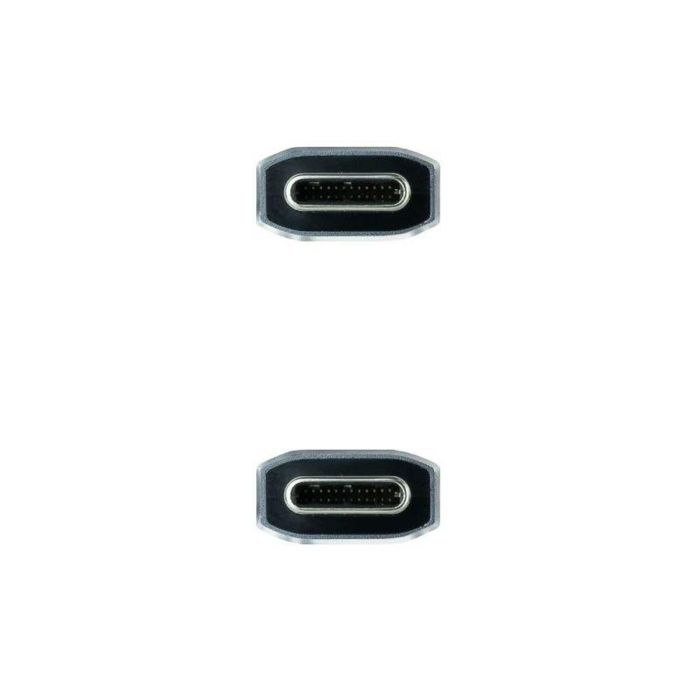 Cable USB-C NANOCABLE 10.01.4101-L150-COMB Verde 1,5 m (1 unidad) 3