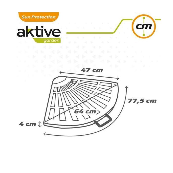 Loseta parasol poliresina 12 kgs 47x64x4cm 1 Loseta parasol poliresina 12 kgs 47x64x4cm 1