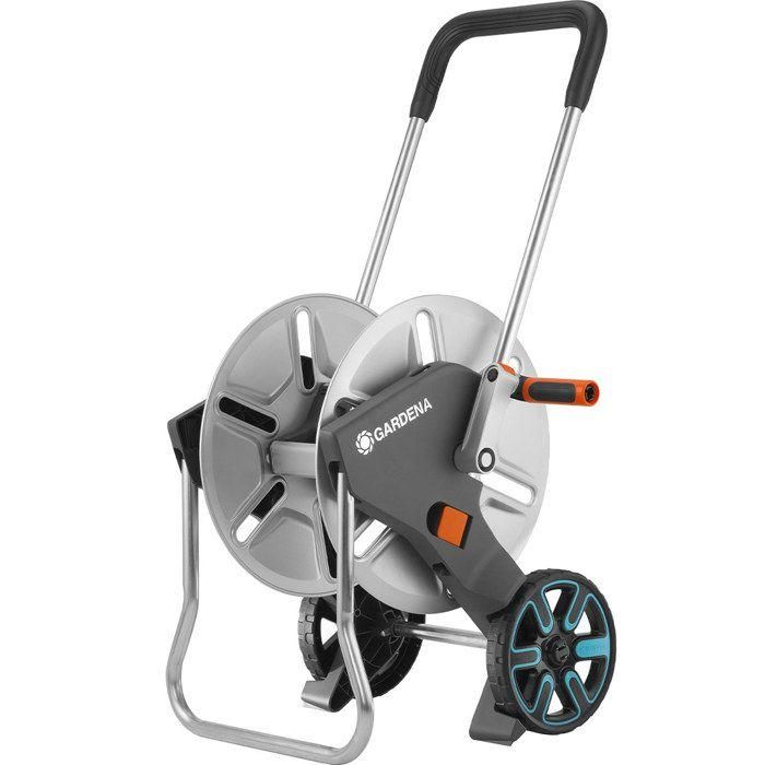 Carrete de manguera con ruedas de metal GARDENA AquaRoll M 1 Carrete de manguera con ruedas de metal GARDENA AquaRoll M 1