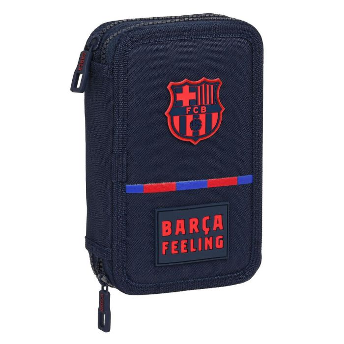 Estuche Escolar con Accesorios F.C. Barcelona Azul marino 12.5 x 19.5 x 4 cm (28 piezas) 0 Estuche Escolar con Accesorios F.C. Barcelona Azul marino 12.5 x 19.5 x 4 cm (28 piezas) 0