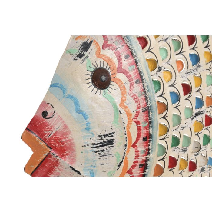 Decoracion Pared Mediterraneo DKD Home Decor Blanco Multicolor 11 x 51 x 61 cm (2 Unidades) 1