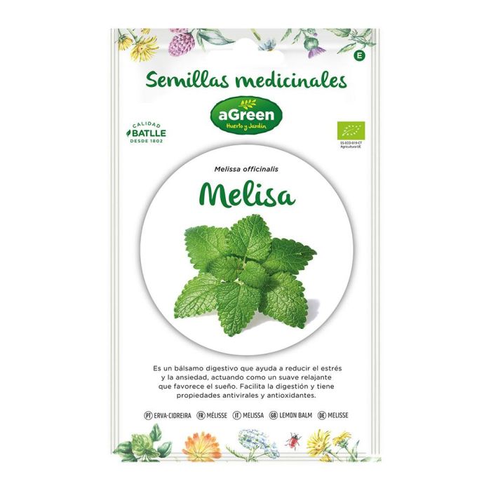 Sobre con semillas de melisa "medicinal" eco 857007bolsh agreen