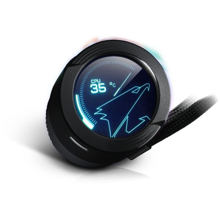 GIGABYTE AORUS WATERFORCE X 240 Refrigeración Líquida Todo en Uno con Pantalla LCD Circular para Procesador Negro 2 GIGABYTE AORUS WATERFORCE X 240 Refrigeración Líquida Todo en Uno con Pantalla LCD Circular para Procesador Negro 2