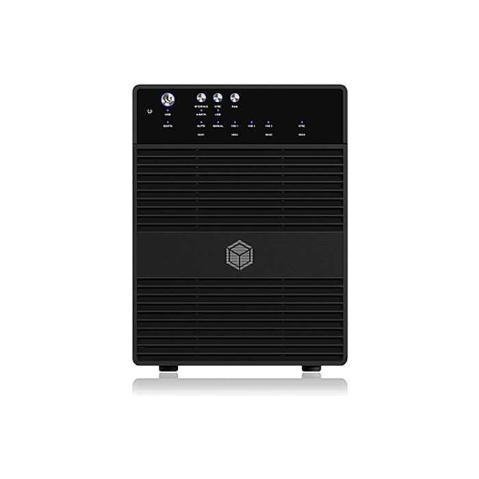 ICY BOX Carcasa Externa para 4 Discos Duros de 3.5" SATA con USB 3.0 y eSATA, Función JBOD, Color Negro 4 ICY BOX Carcasa Externa para 4 Discos Duros de 3.5" SATA con USB 3.0 y eSATA, Función JBOD, Color Negro 4