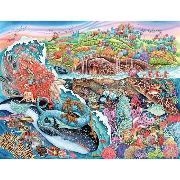 Ravensburger 12001484 - Rompecabezas de 2000 piezas para adultos - El mito de Thalassa: Tema Mar, ideal para mayores de 14 años