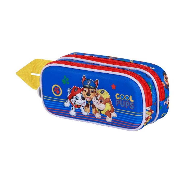 Paw Patrol La Patrulla Canina Estuche Portatodo 3D Doble Cool Azul 0 Paw Patrol La Patrulla Canina Estuche Portatodo 3D Doble Cool Azul 0