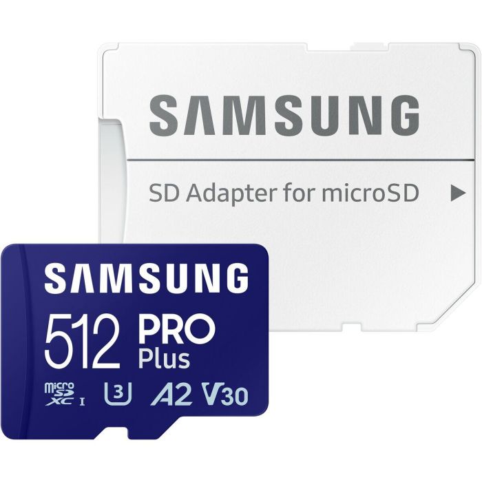 Tarjeta de Memoria Micro SD con Adaptador Samsung MB-MD512SA/EU 512 GB 12