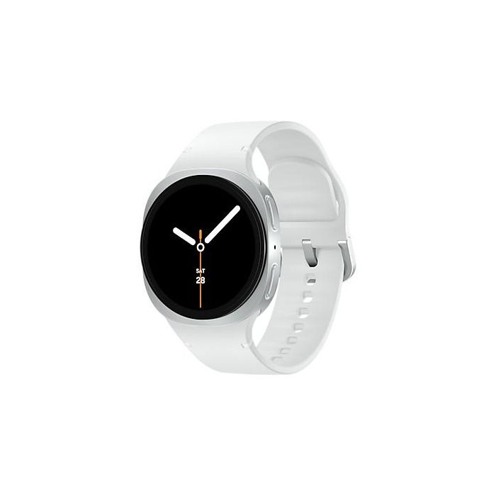 Samsung Galaxy Watch8 40 mm Wi-Fi Smartwatch Plata Blanco con AMOLED, GPS, 32 GB, Monitor de Frecuencia Cardiaca
