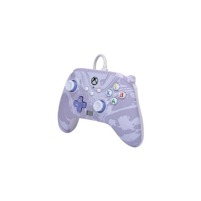 Power A Mando con Cable Mejorado XBGP0001-01 para Xbox Series X/S Remolino Lavanda, Diseño Ergonómico, Botones Asignables, Funciona con Xbox One y Windows 10/11 6