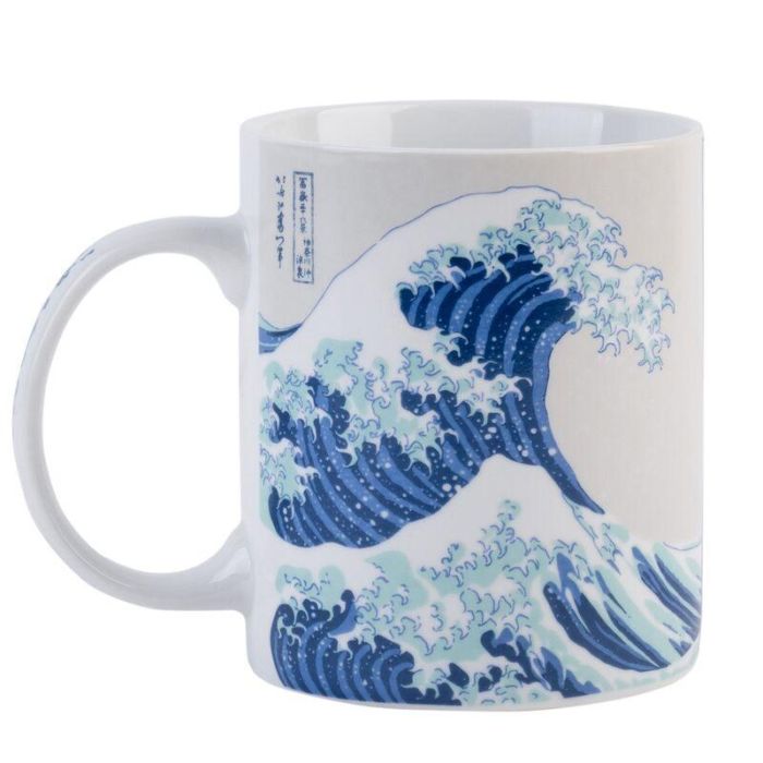 Taza La Gran Ola de Kanagawa Hokusai 350ml 2