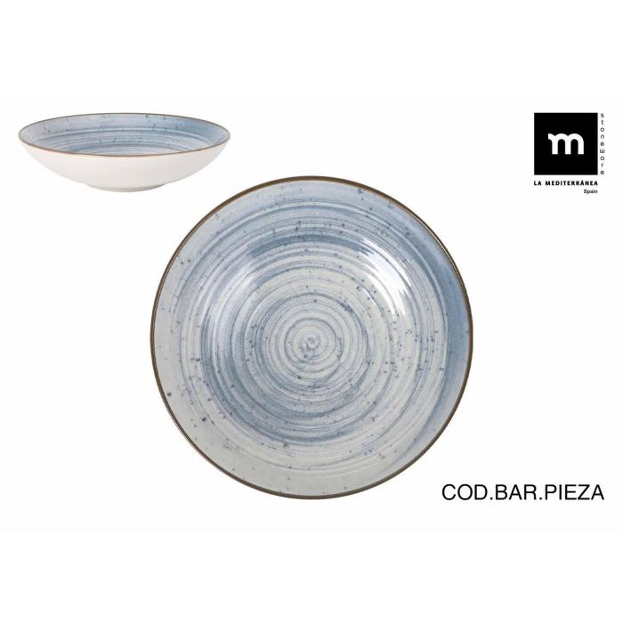 Plato Hondo Swirl Monaco Brillo 21 cm - Inde (12 Unidades) Plato Hondo Swirl Monaco Brillo 21 cm - Inde (12 Unidades)