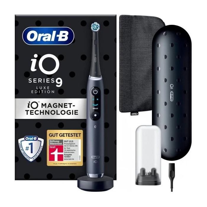 Oral-B iO Series 9 Cepillo de Dientes Eléctrico Recargable Black Onyx Luxe Edition