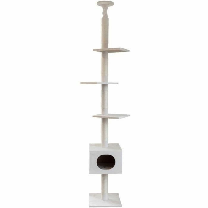 Kerbl Árbol para gatos FERDI FER4018653282038 - 38 x 38 x 240 a 260 cm - Blanco - Sisal 0 Kerbl Árbol para gatos FERDI FER4018653282038 - 38 x 38 x 240 a 260 cm - Blanco - Sisal 0
