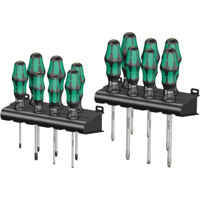 Wera Big Pack 300 - Juego de Destornilladores 16 Piezas Phillips, Pozidriv, Ranura, Torx