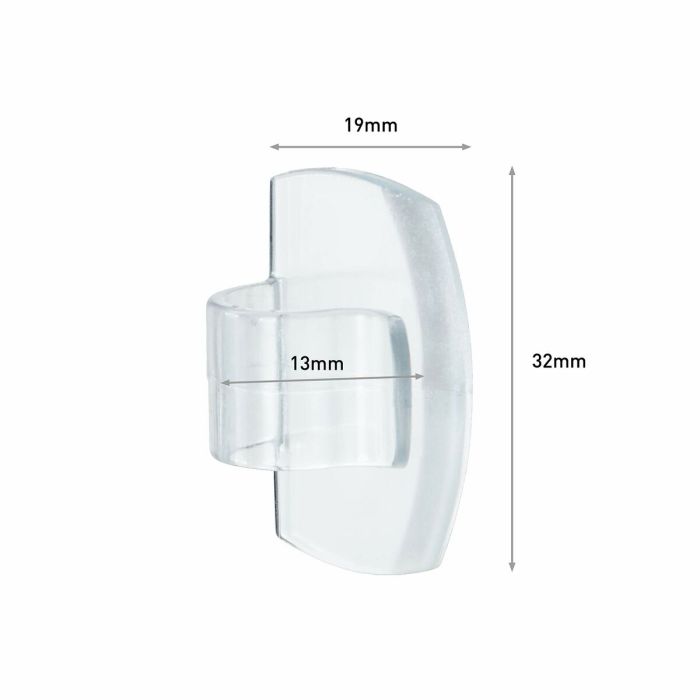 Gancho para colgar 3M Transparente Plástico (8 Unidades) 10 Gancho para colgar 3M Transparente Plástico (8 Unidades) 10