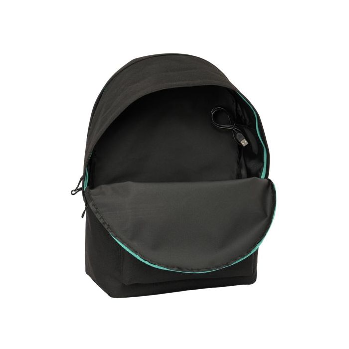 Mochila Safta Doble Para Portatil 15,6-' + Usb Kings League El Barrio 440x310x180 mm 3