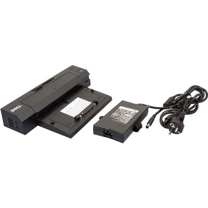 Dell Replicador de Puertos E-Port II con USB 3.0 para Portátil, Adaptador AC 130W Docking Station 0 Dell Replicador de Puertos E-Port II con USB 3.0 para Portátil, Adaptador AC 130W Docking Station 0