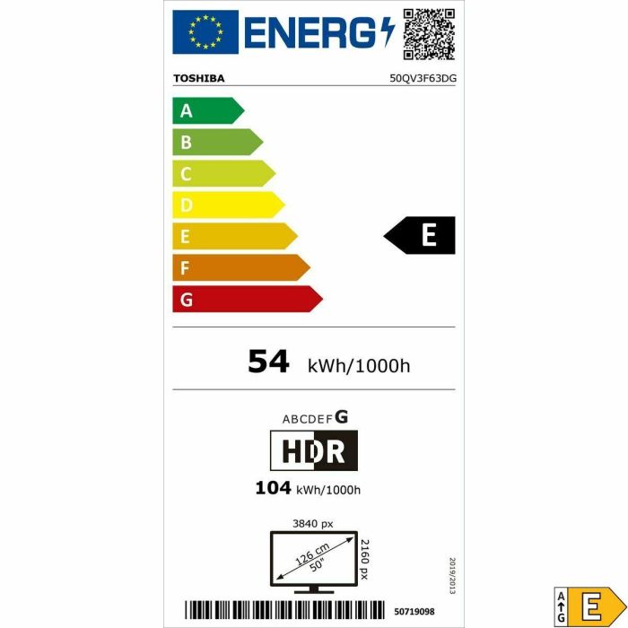 Smart TV Toshiba 50QV3F63DG 4K Ultra HD 50" QLED 17