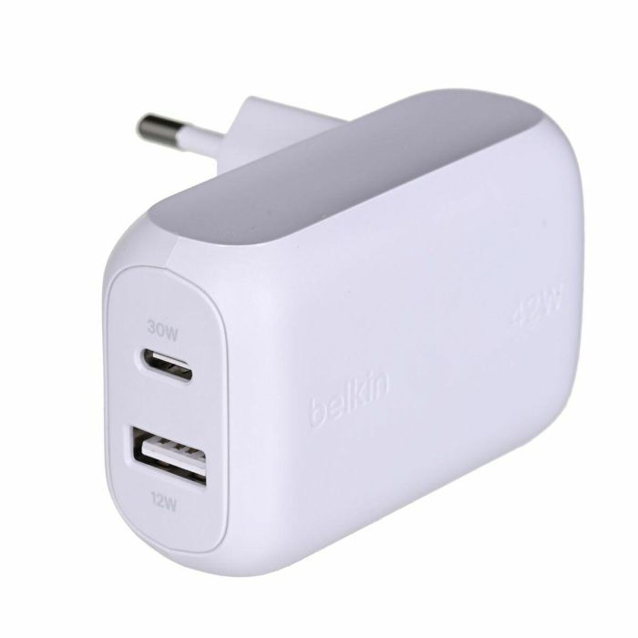 Cargador de Pared Belkin WCB0009VFWH Blanco 2 Cargador de Pared Belkin WCB0009VFWH Blanco 2