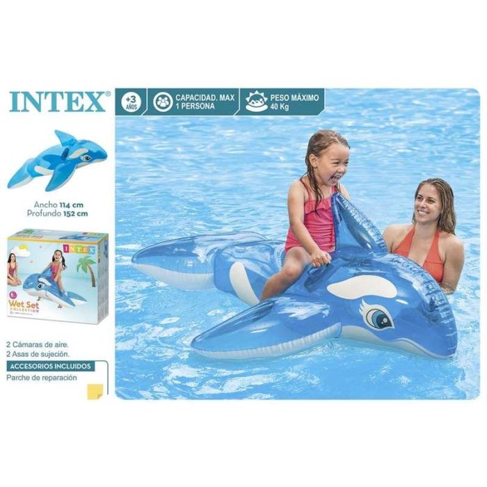 Figura hinchable ballena 152x114 cm (+ 3 años) 2 Figura hinchable ballena 152x114 cm (+ 3 años) 2