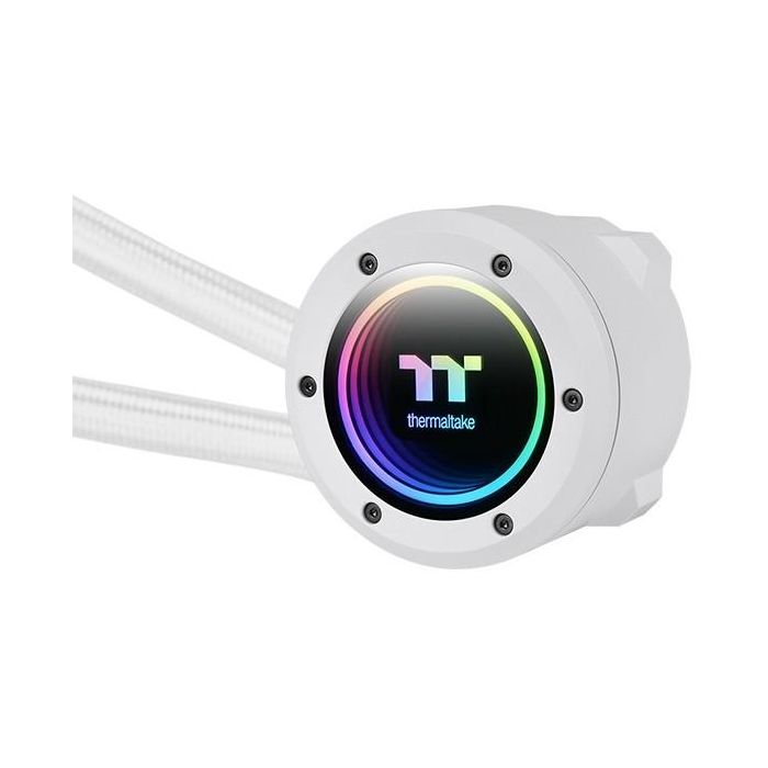 Thermaltake TH360 V2 ARGB Sync CPU Liquid Cooler Snow Edition, Kit Refrigeración Líquida 360mm para Procesador, Blanco 1