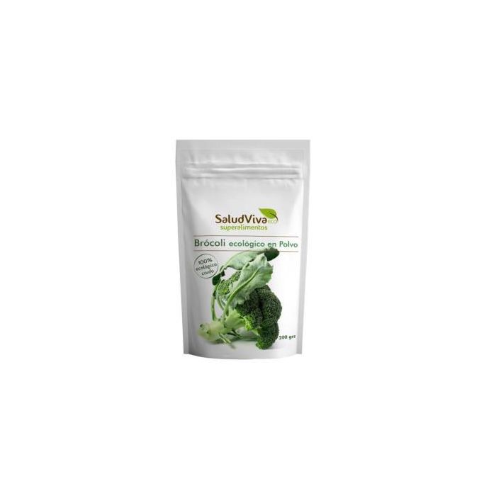 SALUD VIVA Brócoli en Polvo Ecológico 200g - Rico en Nutrientes, de Agricultura Bio para Uso Alimentario
